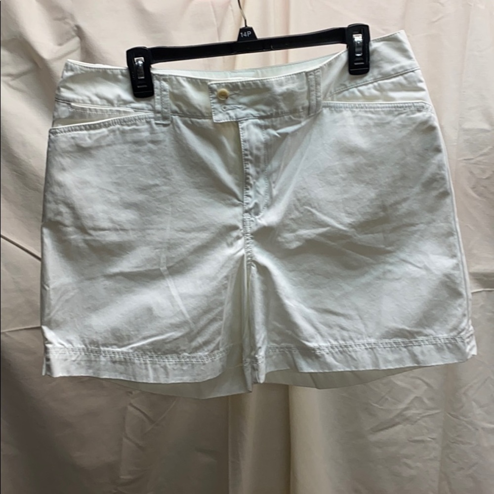 NWT size 14 white shorts Eddie Bauer “Mercer fit”